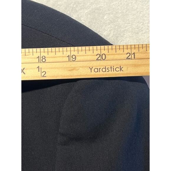 Armani Collezioni 44L 36x30 Navy Blue Designer 2 Piece Suit Jacket Pants Set - Picture 9 of 16